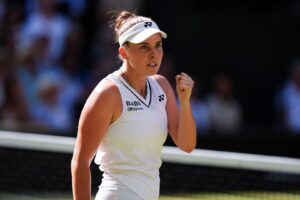 Linda Noskova em wimbledon