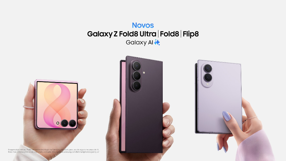 Samsung anuncia Galaxy Z Fold8 Ultra e renova linha de dobráveis