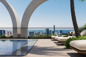 O House Of Wellness, situado no bairro de Brickell, em Miami, Flórida, está entre os condomínios multifamiliares de preços acessíveis do estado que fazem do bem-estar residencial o seu principal argumento de venda
