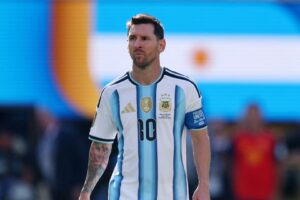 Lionel Messi durante a final da Copa do Mundo de 2026