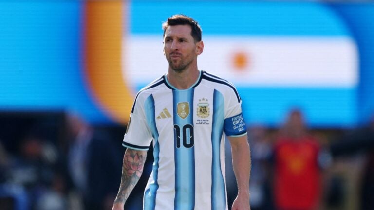 Lionel Messi durante a final da Copa do Mundo de 2026