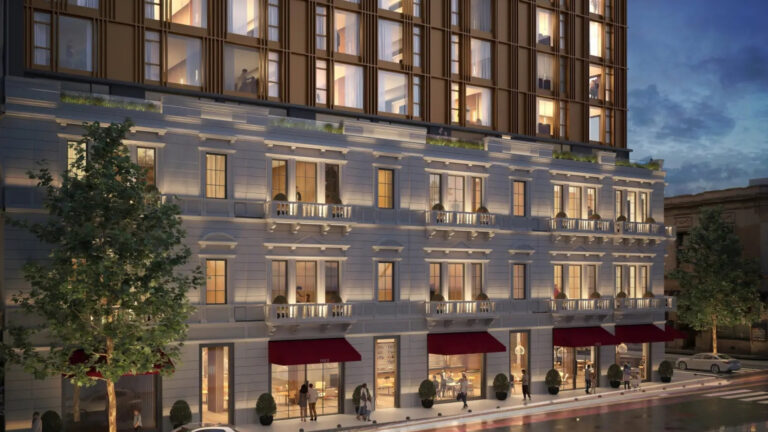 O hotel Marriott em Talcahuano e Sarmiento