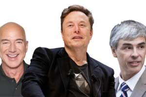 Elon Musk, Jeff Bezos e Larry Page acumulam maior furtuna da tecnologia nos Estados Unidos