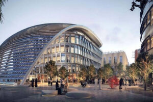 Com 99% de ocupação, o Masdar City Square abriga organizações ligadas à energia e inteligência artificial em Abu Dhabi