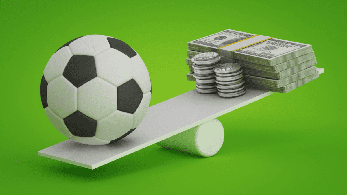 Gráfico mostrando crescimento de investimento em esportes versus satisfação do fã