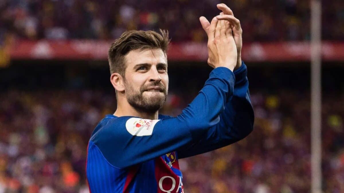 Gerard Piqué durante coletiva de imprensa sobre a Kings League no Brasil