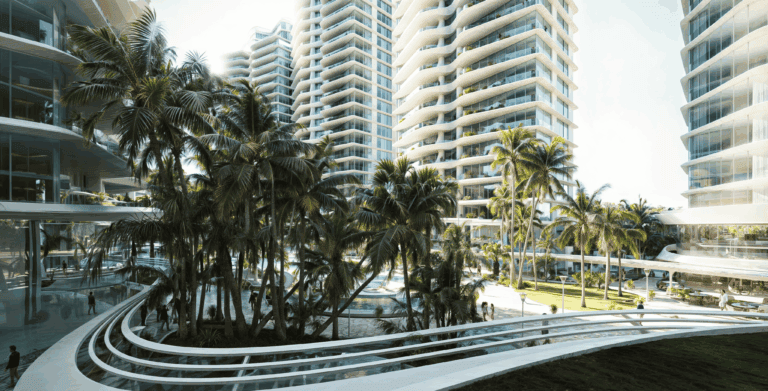O empreendimento Atmosphere Home Spa, da Dall, que está sendo construído na Praia Brava, em Itajaí (SC)
