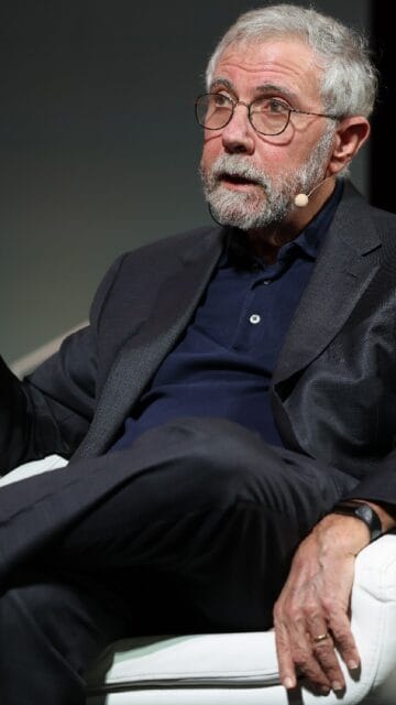O economista Paul Krugman avalia que os mais de US$ 51 bilhões investidos em data centers têm causado arrefecimento dos aportes na construção civil e em fábricas