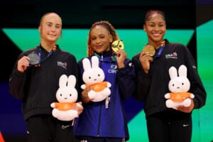 Rebeca Andrade no mundial de ginástica