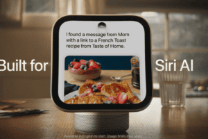 O HomeView permite visualizar câmeras compatíveis, controlar luzes, ajustar a temperatura e gerenciar fechaduras e automações por meio do aplicativo Casa