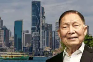 A Salesforce Tower possui 55 andares e 263 metros de altura e é o arranha-céu destinado a escritórios mais alto de Sydney