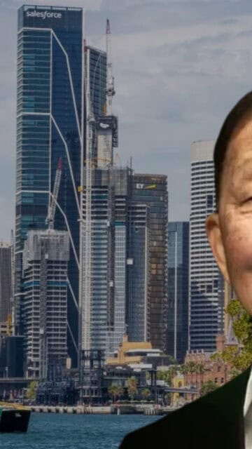 A Salesforce Tower possui 55 andares e 263 metros de altura e é o arranha-céu destinado a escritórios mais alto de Sydney