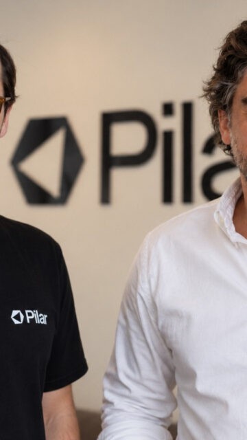 Felipe Abramovay, CEO da Pilar (esq.) e Marcelo Alcântara, CEO da Esquema (dir.)