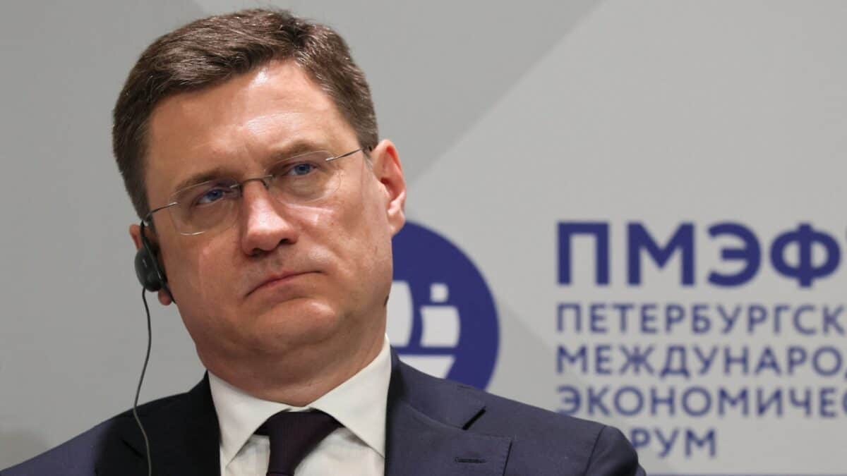 Vice-primeiro-ministro russo Alexander Novak no fórum econômico