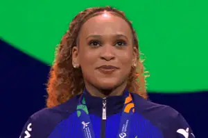 Ginasta brasileira Rebeca Andrade